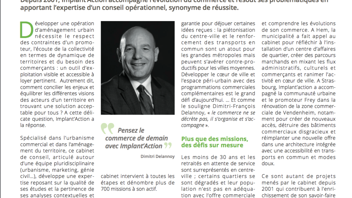 Implant'Action article Gazette des Communes